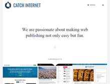 Tablet Screenshot of catchinternet.com